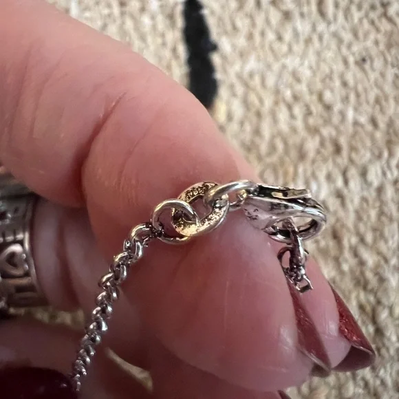 ❤️ Sonoran Gold Turquoise Cluster Pendant Brushed Sterling 18 - 20” Adj Necklace - Picture 10 of 13